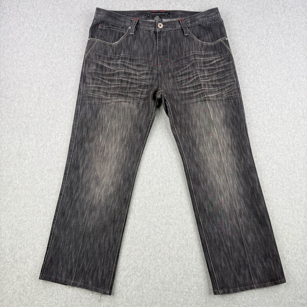 Vintage Southpole Jeans Mens 42x30 Gray Relaxed Loose Baggy Y2K Hip Hop
